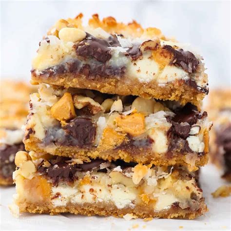 How many sugar are in seven layer bars - calories, carbs, nutrition