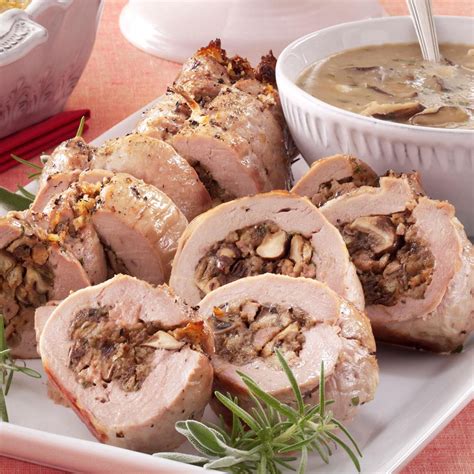 How many sugar are in shiitake mushroom and leek stuffed pork - calories, carbs, nutrition