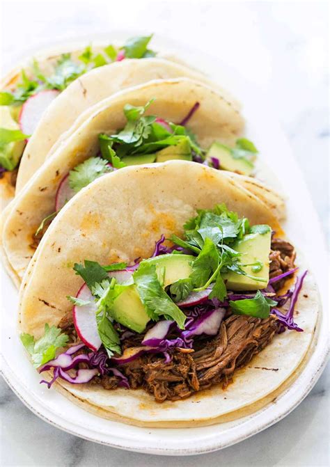 How many sugar are in shredded pork soft tacos - calories, carbs, nutrition