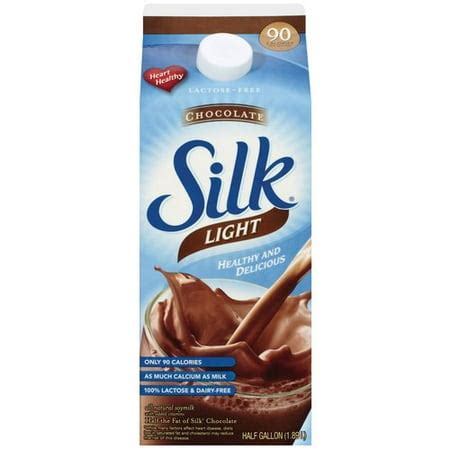 How many sugar are in silk light chocolate, soymilk - calories, carbs, nutrition