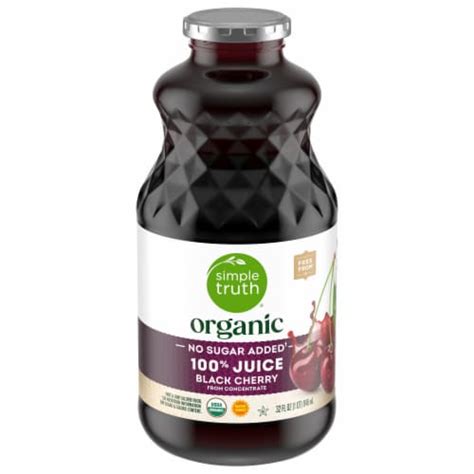 How many sugar are in simply 100 black cherry - calories, carbs, nutrition