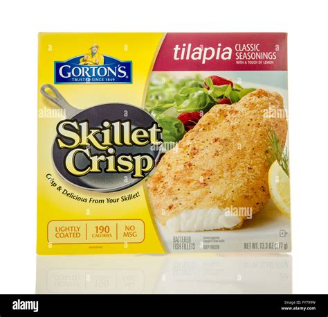 How many sugar are in skillet crisp tilapia - calories, carbs, nutrition