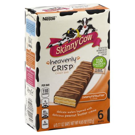 How many sugar are in skinny cow heavenly crisp - calories, carbs, nutrition