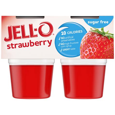 How many sugar are in snack cup gelatin berry blue - calories, carbs, nutrition