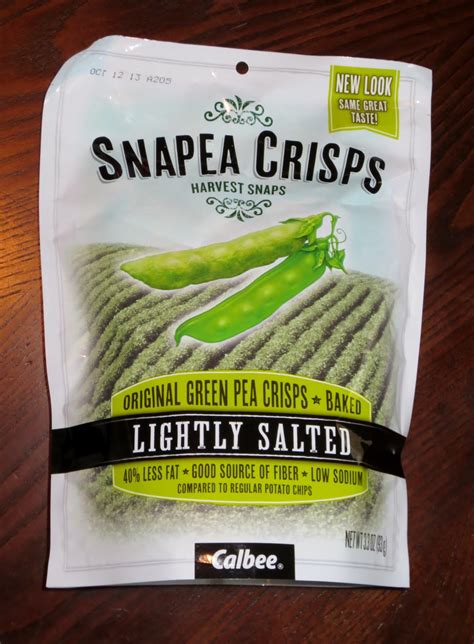 How many sugar are in snapea crisps - calories, carbs, nutrition