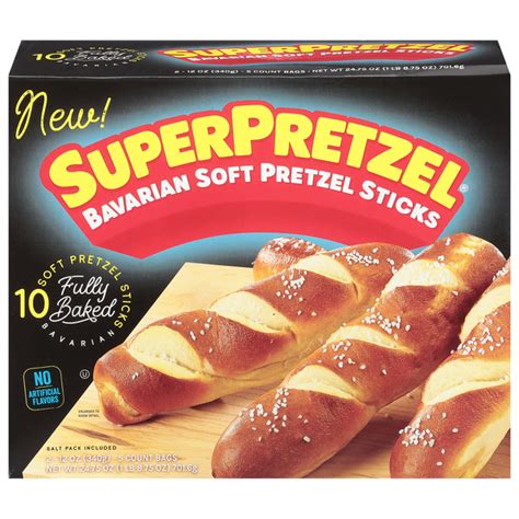 How many sugar are in soft pretzel stick - calories, carbs, nutrition