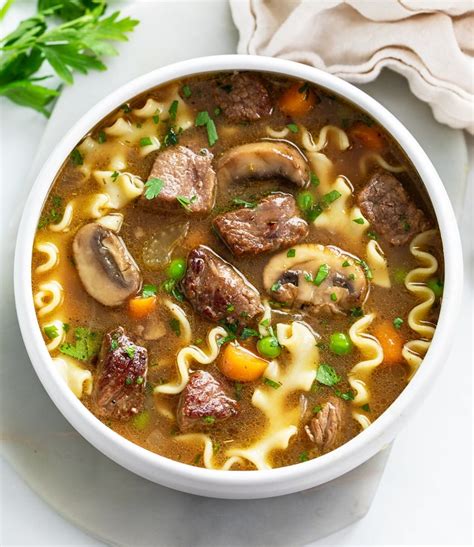 How many sugar are in soup beef noodle (bostwick) - calories, carbs, nutrition