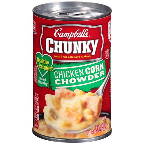 How many sugar are in soup chowder chicken corn campbells 8 oz - calories, carbs, nutrition