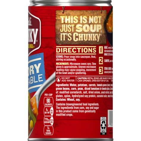 How many sugar are in soup chunky vegetable orzo 16 oz - calories, carbs, nutrition