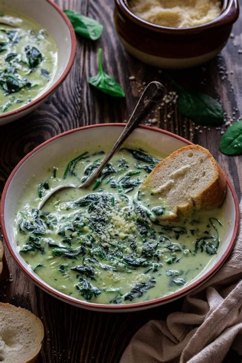 How many sugar are in soup cream of spinach 16 oz - calories, carbs, nutrition