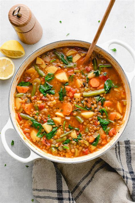 How many sugar are in soup lentil spinach vegetarian 16 oz - calories, carbs, nutrition