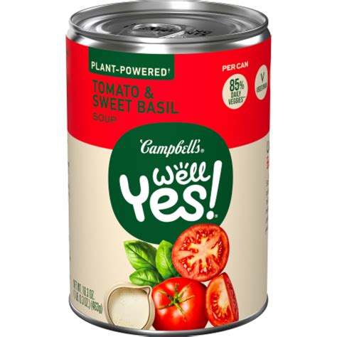 How many sugar are in soup tomato basil campbells 6 oz - calories, carbs, nutrition