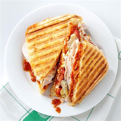 How many sugar are in south of the border turkey panini - calories, carbs, nutrition