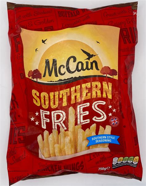 How many sugar are in southern fries - calories, carbs, nutrition