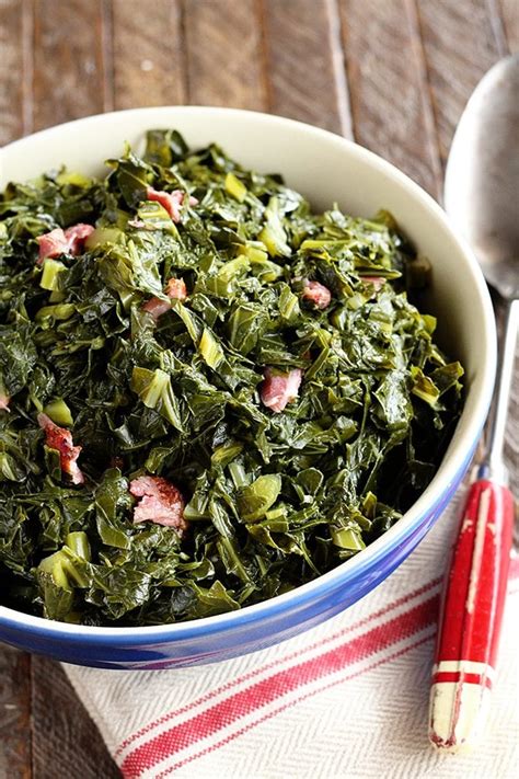 How many sugar are in southern style collard greens - calories, carbs, nutrition