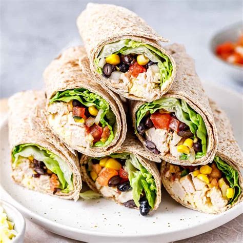 How many sugar are in southwest chicken wrap - calories, carbs, nutrition