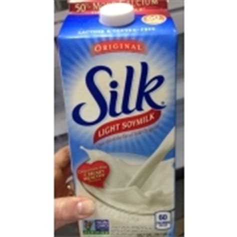 How many sugar are in soymilk, light (silk) - calories, carbs, nutrition