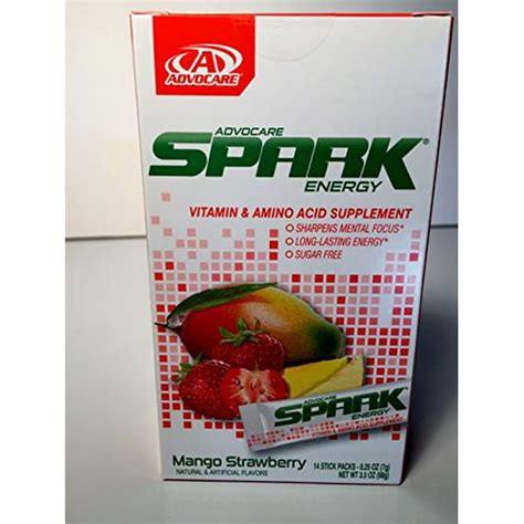 How many sugar are in spark energy drink-mango strawberry - calories, carbs, nutrition