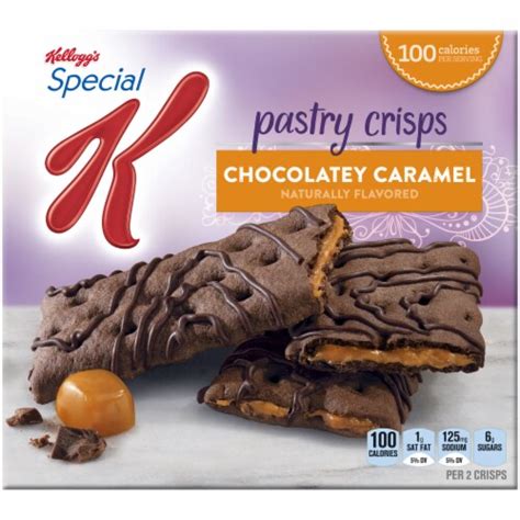 How many sugar are in special k - pastry crisps - chocolatey caramel - calories, carbs, nutrition