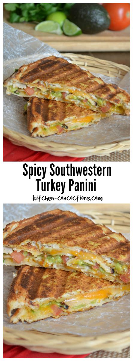 How many sugar are in spicy southwest turkey panini - calories, carbs, nutrition