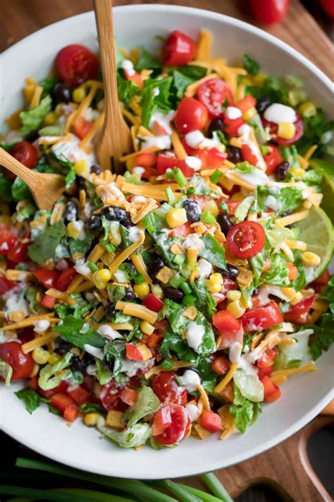 How many sugar are in spicy two-bean taco salad - calories, carbs, nutrition