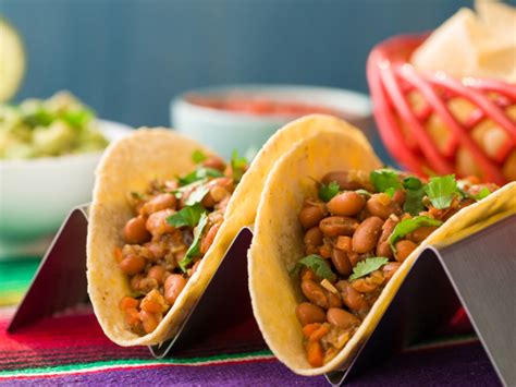 How many sugar are in spicy two-bean tacos (2 each) - calories, carbs, nutrition