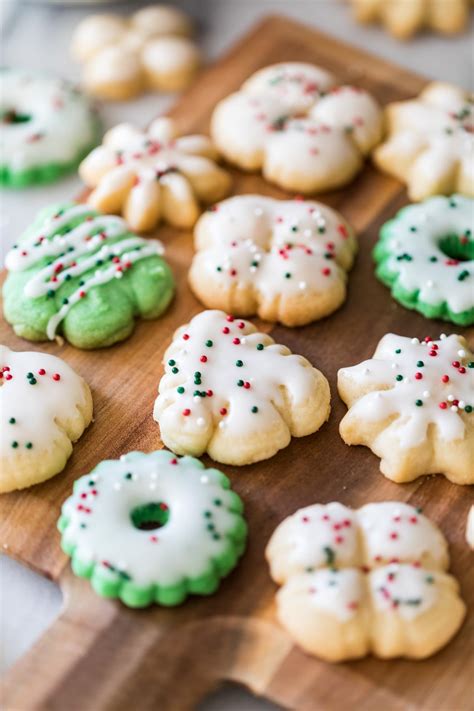 How many sugar are in spritz cookies - calories, carbs, nutrition