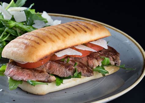 How many sugar are in steak sandwich - calories, carbs, nutrition