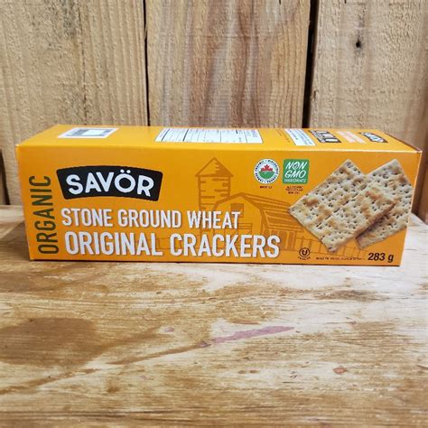 How many sugar are in stone ground wheat crackers - calories, carbs, nutrition