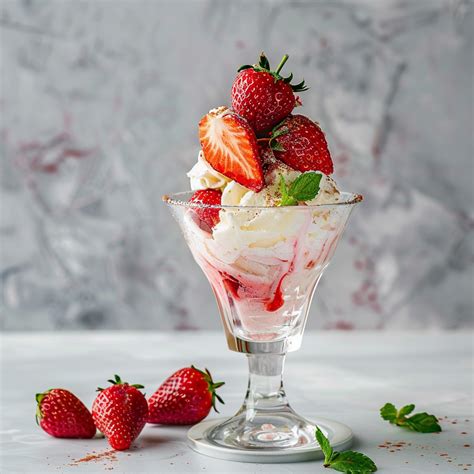 How many sugar are in strawberry sundae - medium - calories, carbs, nutrition