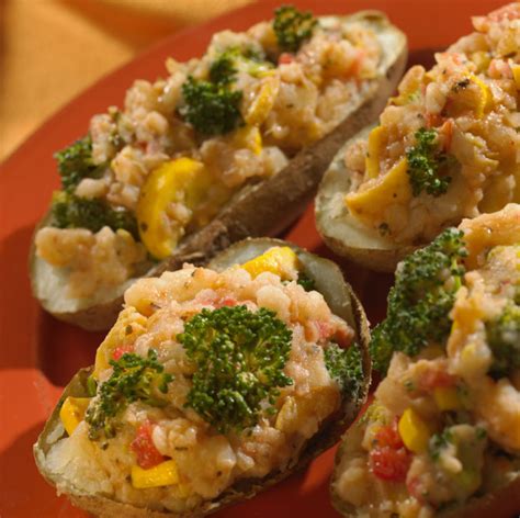 How many sugar are in stuffed potatoes primavera - calories, carbs, nutrition