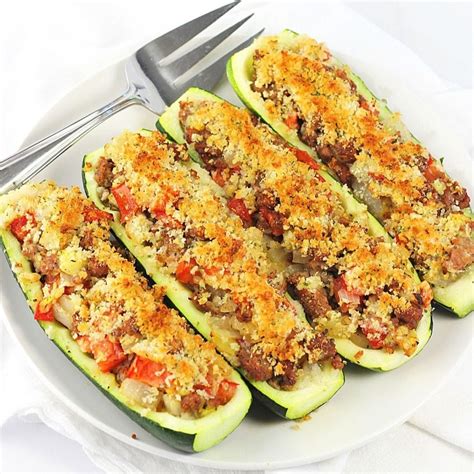 How many sugar are in stuffed tomato with zucchini (28311.1) - calories, carbs, nutrition