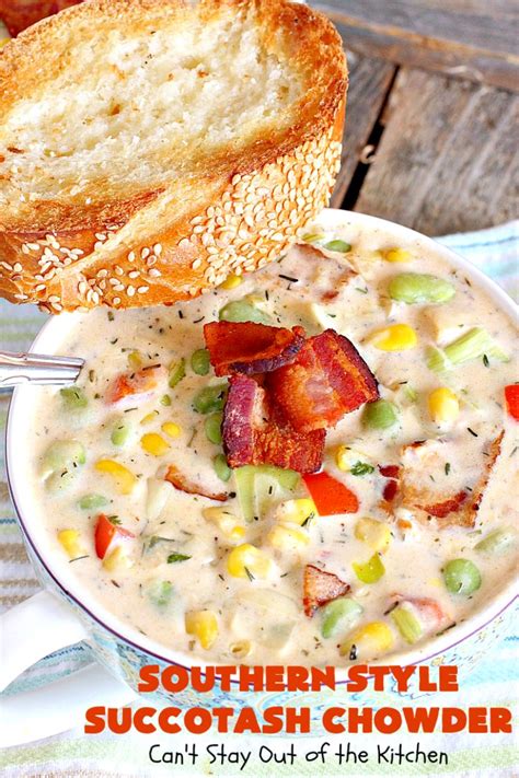 How many sugar are in succotash chowder - calories, carbs, nutrition