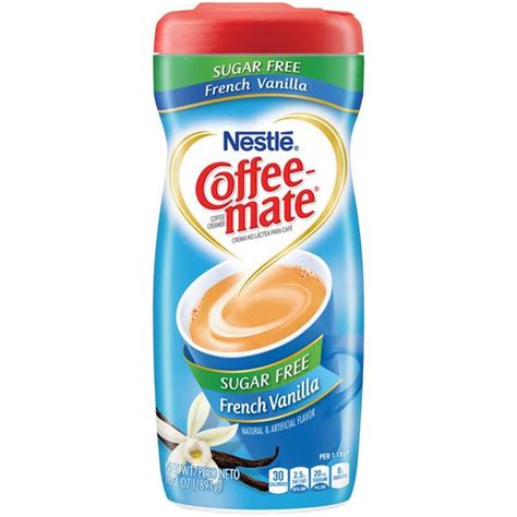 How many sugar are in sugar free french vanilla creamer - calories, carbs, nutrition