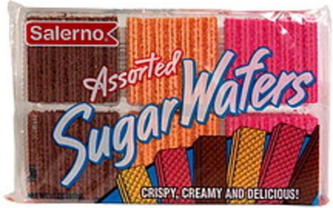 How many sugar are in sugar wafers - calories, carbs, nutrition