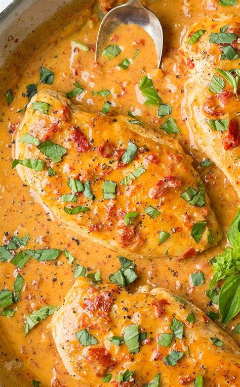 How many sugar are in sun-dried tomato chicken breast - calories, carbs, nutrition