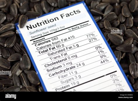 How many sugar are in sunflower kernels - calories, carbs, nutrition