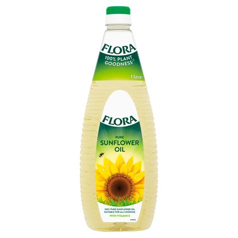 How many sugar are in sunflower oil flora - calories, carbs, nutrition