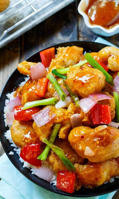 How many sugar are in sweet and sour chicken - calories, carbs, nutrition