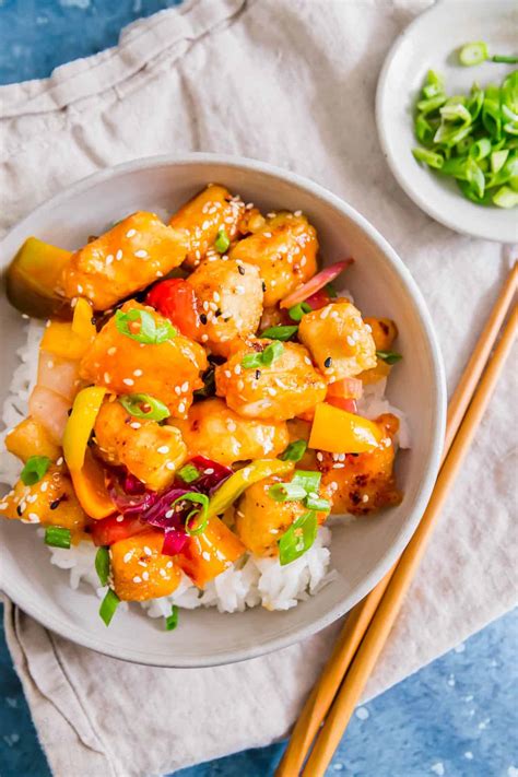 How many sugar are in sweet and sour tofu - calories, carbs, nutrition