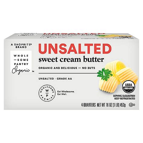 How many sugar are in sweet cream butter - unsalted - calories, carbs, nutrition