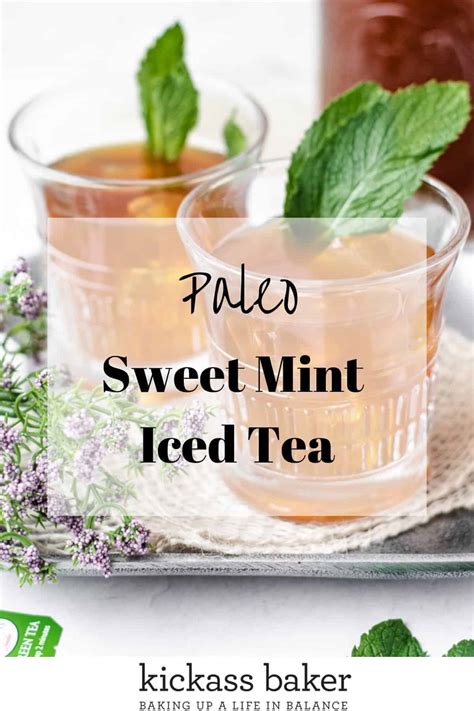 How many sugar are in sweet mint iced tea - calories, carbs, nutrition