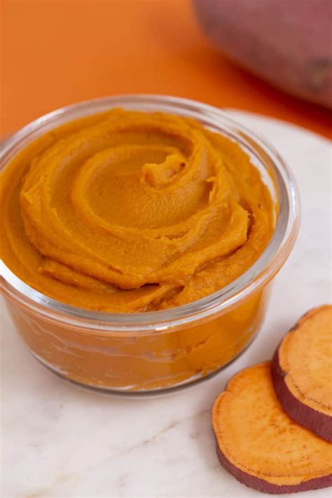 How many sugar are in sweet potato puree - calories, carbs, nutrition