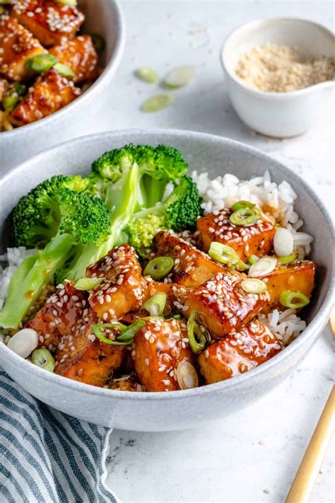 How many sugar are in sweet teriyaki tofu - calories, carbs, nutrition