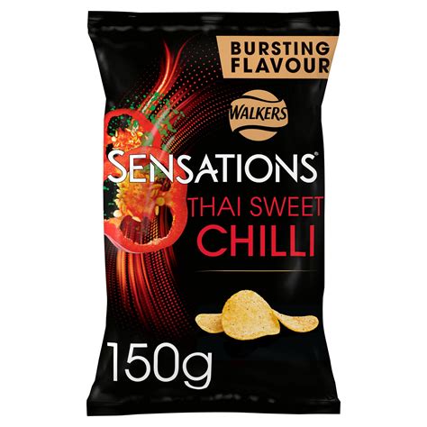 How many sugar are in sweet thai chili crisps - calories, carbs, nutrition