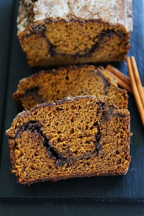 How many sugar are in swirl bread - pumpkin spice - calories, carbs, nutrition