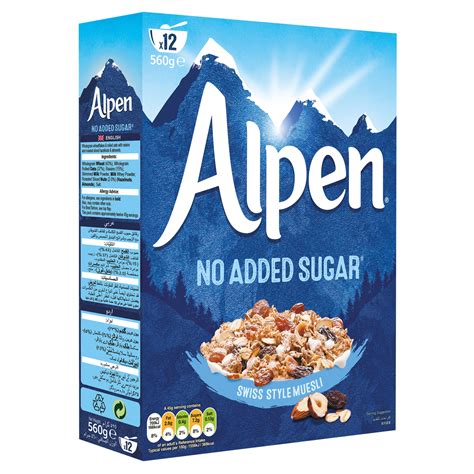 How many sugar are in swiss style muesli - calories, carbs, nutrition