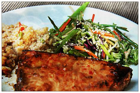 How many sugar are in swordfish oriental, over rice - calories, carbs, nutrition