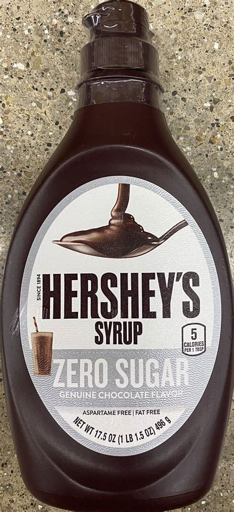 How many sugar are in syrup genuine chocolate flavor - calories, carbs, nutrition