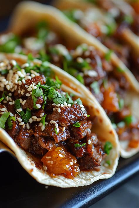 How many sugar are in taco pork korean bbq 2 ea - calories, carbs, nutrition